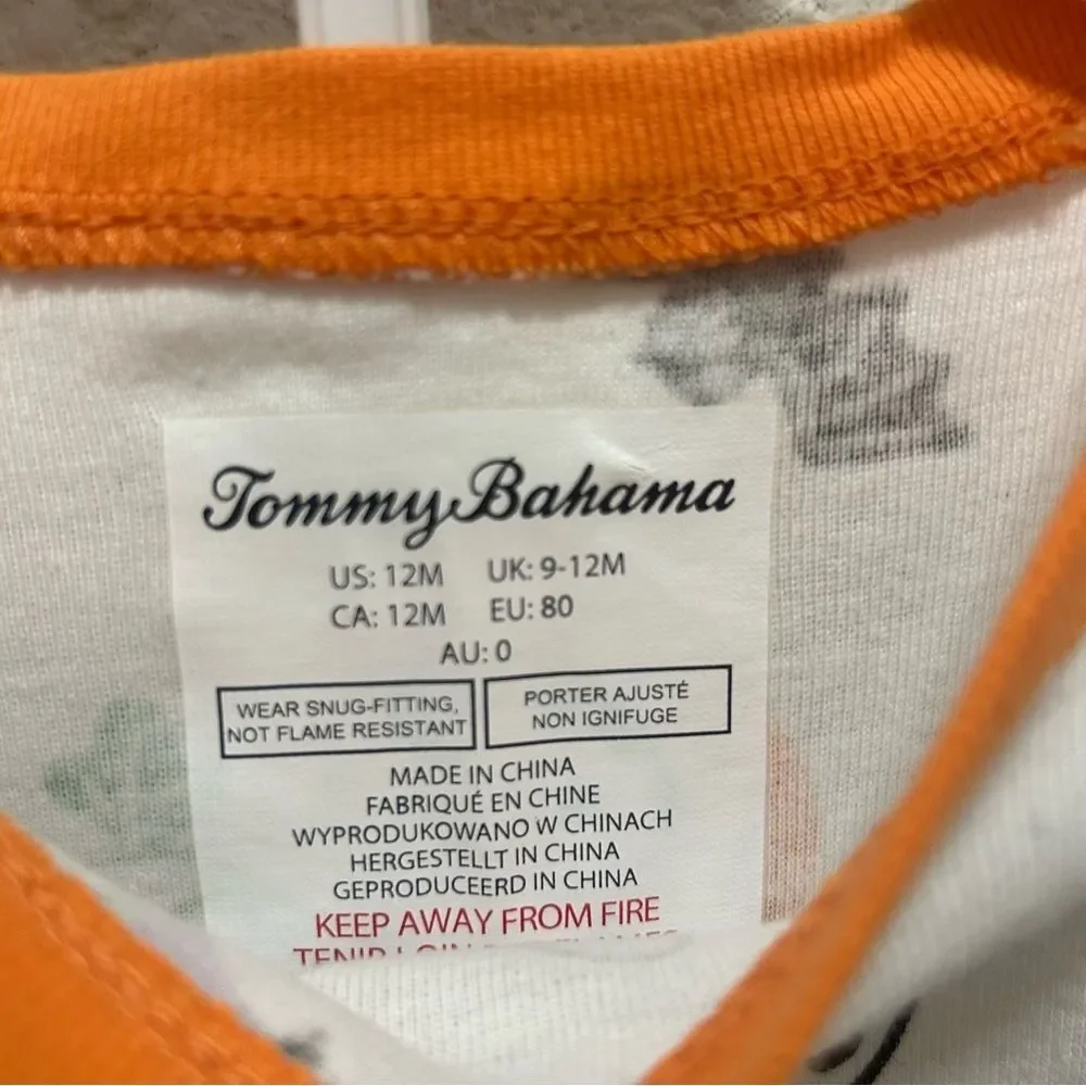 Tommy Bahama Halloween Themed Pajama Set NWT 12M